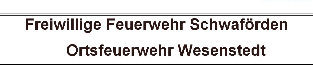 Ortsfeuerwehr Wesenstedt